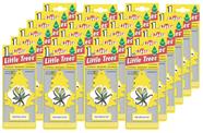 Purificador de ar para carro Little Trees Vanillaroma Scent, pacote com 24