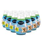 Purificador de ar Renuzit Gel Pure Breeze 12x200ml, pacote com 3