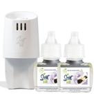 Purificador de ar Scent Fill, lavanda e baunilha com 2 recargas e difusor Purificador de ar Scent Fill, lavanda e baunilha com 2 recargas e difusor