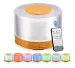Purificador De Ar Umidificador Ambiente Difusor Led 500ml Bivolt