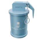 Purificador de ar VNASNST Filtro de fumaça pessoal substituível azul Purificador de ar VNASNST Filtro de fumaça pessoal substituível azul