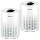 Purificadores de ar Aircillin AP070A H13 True HEPA, pacote com 2 unidades para quarto