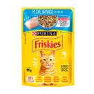 Purina Friskies Sache Gatos Peixe Branco ao Molho 85g