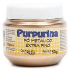 Purpurina Glitter 50g Ouro Pálido