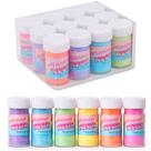Purpurina Neon Glitter Festa Rosto Cabelo Maquiagem 12 Tubos