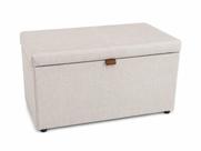 Puu Baú Organizador Berlim 60cm Base em Madeira Mini Recamier