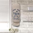 Puxa saco Sweet Home 43x22cm Azul