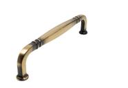 Puxador 1767 Grenade Ouro Velho Escovado 128mm - Torralba Puxador 1767 Grenade Ouro Velho Escovado 128mm - Torralba