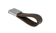 Puxador 2878 Hund Cromo - Couro Marrom Liso - Torralba