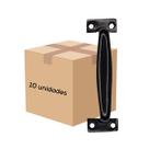 Puxador Alca 13 Cm Grande Preto 10 Peças
