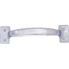 Puxador Alca Chapa Zincado Sao Raphael 3 - Kit C/12