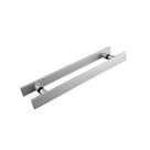 Puxador Alça Dupla para Porta de Passagem 3250 700mm Cromado Mital