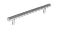 Puxador Alça Linea 160mm Escovado sem Friso Hastvel