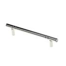 Puxador Alça Linea 448mm Polido Com Friso Hastvel
