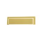 Puxador Armario Viale 96mm Dourado Fosco