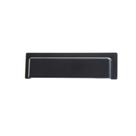 Puxador Armario Viale 96mm Preto Fosco