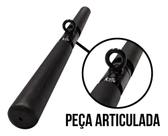Puxador barra reta 50cm com giro para academia treino musculação