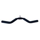 Puxador Bigode W Preto Giro Manopla Borracha Fitness