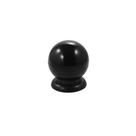 Puxador Bola Plástico Preto Verniz Pequeno 75-P Gecele