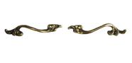 Puxador Colonial Bronze Móveis Gaveta Cômoda Cristaleira Par