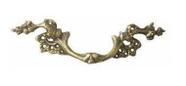 Puxador Colonial De Bronze 17 Cm Cômoda Cristaleira Um Par