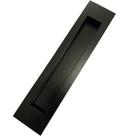 Puxador Concha de Embutir Aço Inox Black Preto 15cm CIA