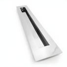 Puxador Concha De Embutir Para Portas Em Aço Inox 20cm
