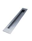 Puxador Concha De Embutir Para Portas Em Inox Escovado 52cm