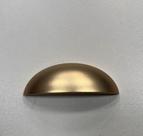 Puxador Concha De Sobrepor Lunar Gold Opaco 64mm JAD3535 - Jador