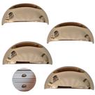 Puxador Concha Dourado Lisa Gruppa 64mm 4 Unidades Dourado