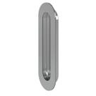 Puxador Concha Embutir 150mm Cavidade Redonda Aço Inox Escovado IXE Pado Puxador Concha Embutir 150mm Cavidade Redonda Aço Inox Escovado IXE Pado