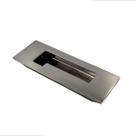 Puxador concha embutir inox polido porta correr gaveta 15cm
