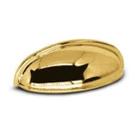Puxador Concha Lua 64mm Dourado - Puxechiq