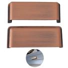 Puxador Concha Ouro Velho Eden Torralba 64mm 2 Unidades Cobre Velho