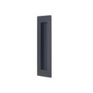 Puxador Concha Pado de Embutir 15cm Quadrado Preto