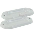 Puxador Concha Sobrepor Ferro Branco 40x100 mm 613010 União Mundial