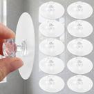 Puxador Cristal de Armário Banheiro Cozinha Multiuso Gancho de Parede Autoadesivo Resistente Umidade