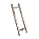 Puxador Cromado Alumínio 40cm Portas Portão Madeira Vidro