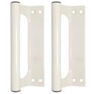 Puxador de Aluminio Buzio Porta Portao Branco 145mm - 01 PAR Puxador de Aluminio Buzio Porta Portao Branco 145mm - 01 PAR