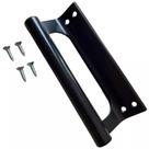 Puxador de Aluminio Buzio Porta Portao Correr Preto 145mm
