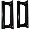 Puxador de Aluminio Buzio Porta Portao Preto 145mm - 01 PAR