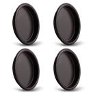 Puxador de dedo para porta de armário HOMOTEK, bronze escovado a óleo, kit com 4 Puxador de dedo para porta de armário HOMOTEK, bronze escovado a óleo, kit com 4
