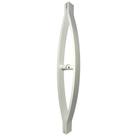 Puxador de um Ponto Branco 50cm P/Porta Barra Chata 50cm - Alumínios Cometa Puxador de um Ponto Branco 50cm P/Porta Barra Chata 50cm - Alumínios Cometa