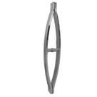 Puxador de um Ponto Cromado 50cm P/Porta Barra Chata 50cm- Alumínios Cometa Puxador de um Ponto Cromado 50cm P/Porta Barra Chata 50cm- Alumínios Cometa