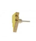 Puxador Decorativo Madeira Desenho Raio Amarelo Puxador Decorativo Madeira Desenho Raio Amarelo