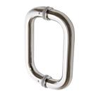 Puxador Duplo DF 909-Inox 202 - Polido - 20 cm