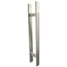 Puxador Duplo DF 926-Inox 304 - Escovado - 30 cm