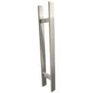 Puxador Duplo DF 926-Inox 304 - Polido - 60 cm