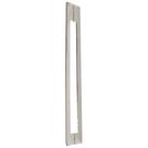 Puxador Duplo DF 927-Inox 304 - Escovado - 80 cm