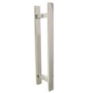 Puxador Duplo DF 933-Inox 304 - Escovado - 40 cm